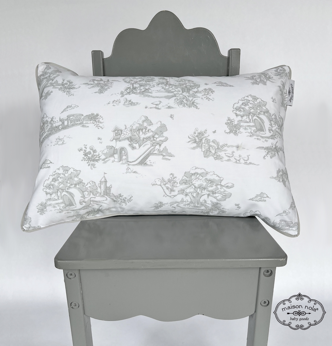 Storyland Toile Decorative Pillow