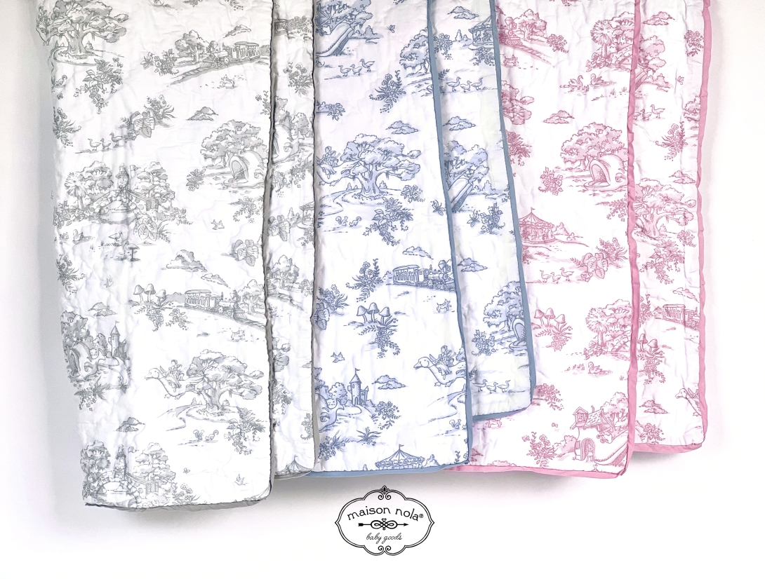 storyland toile quilt