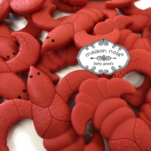 Crawfish Silicone Teether