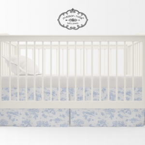 Storyland Toile Crib Skirt