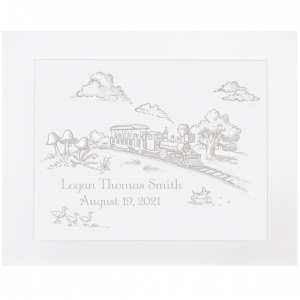 Train Storyland Toile Prints