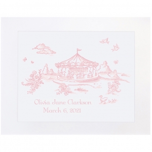 Carousel Storyland Toile Print