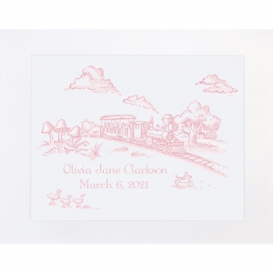 Train Storyland Toile Prints