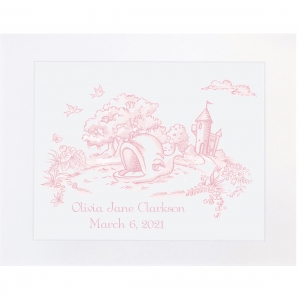 Whale Storyland Toile Print