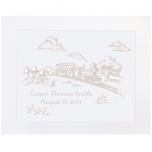 Train Storyland Toile Prints
