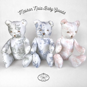 Storyland Toile Stuffed Bear