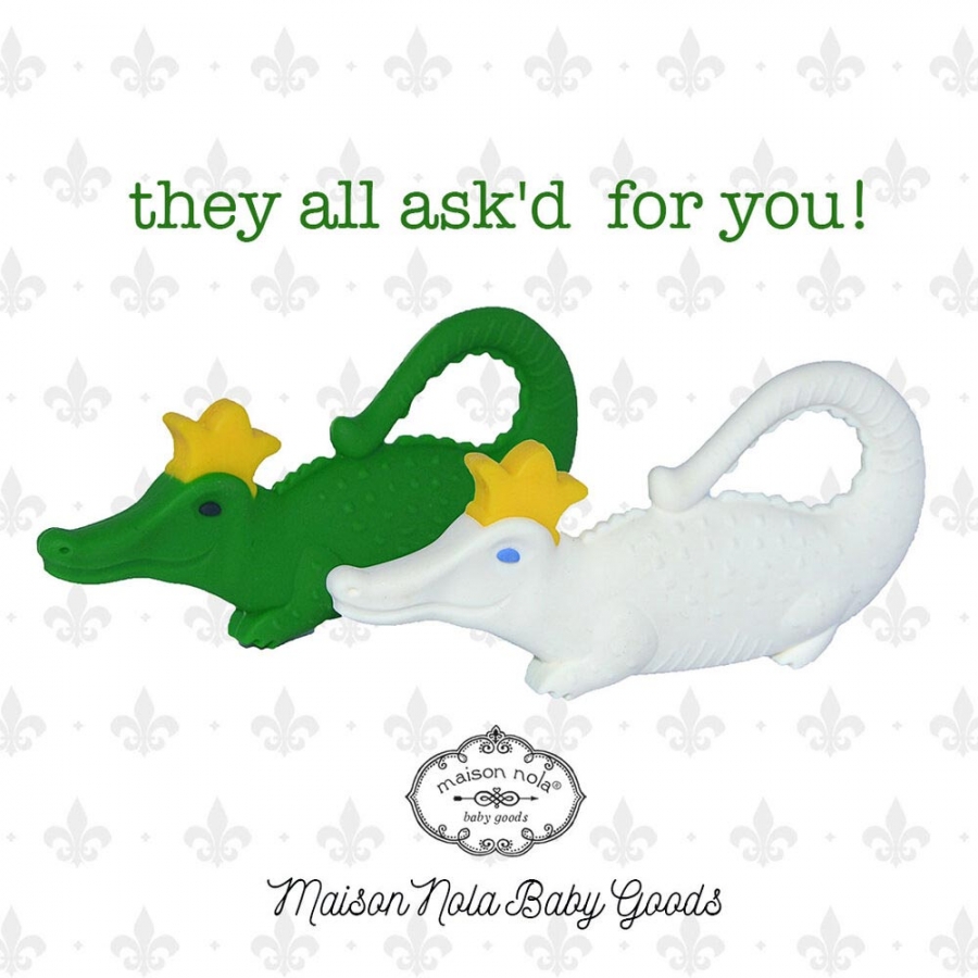 Alligator teether