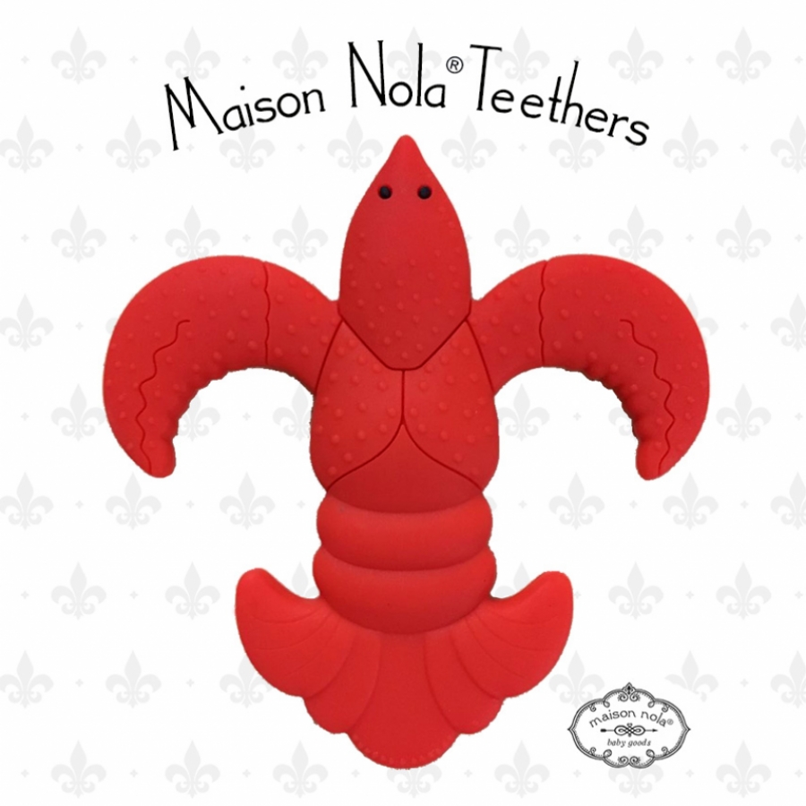 Crawfish Silicone Teether