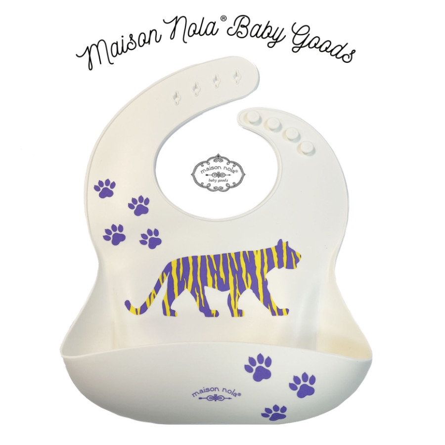 Tiger Silicone Bib