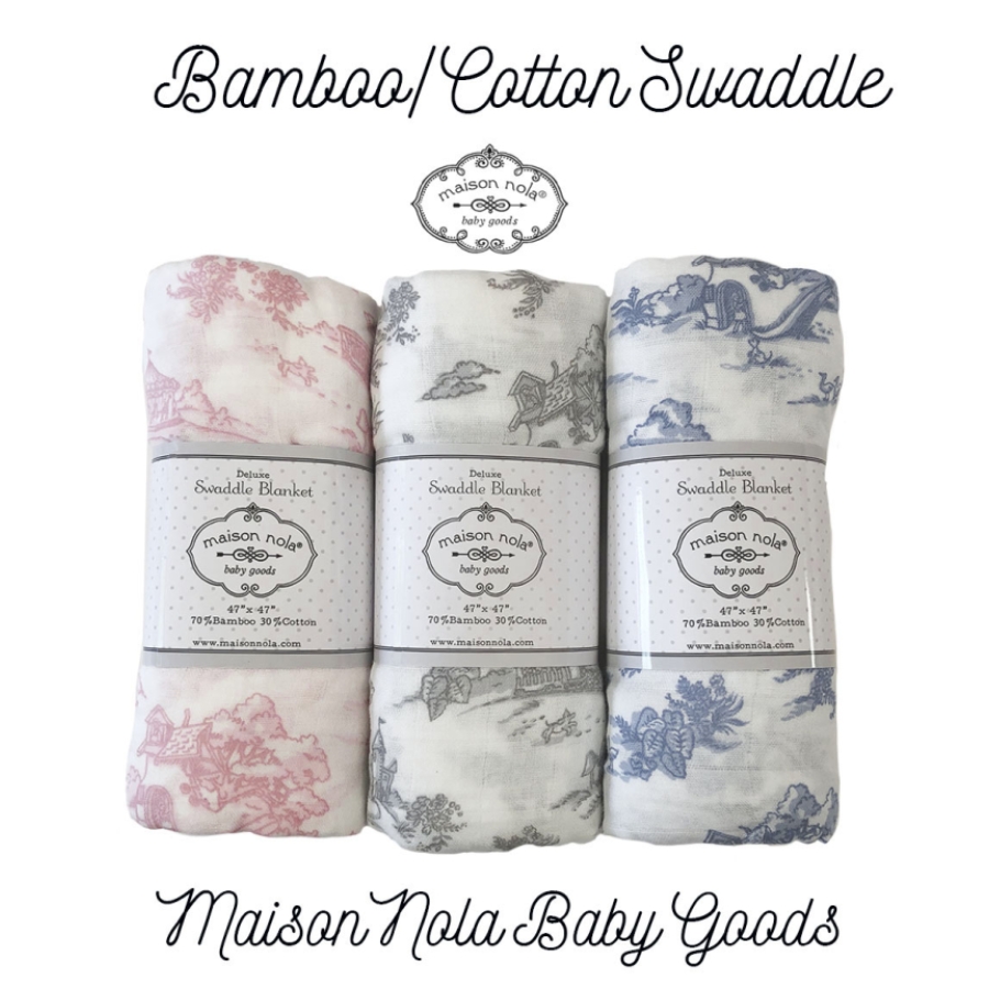 Bamboo Rayon/Cotton Muslin Swaddle